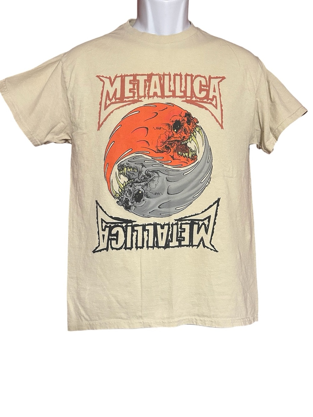 Metallica Reflection Flaming Skulls T-Shirt